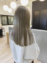 チェレ ブラン 堺東店(Chere brun) ブリーチなしダブルカラーオリーブベージュ×髪質改善×ワンレン