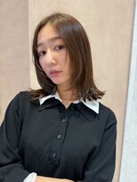 オン キャナルシティ博多前店(on) 【晴音】ミディアムレイヤー/チョコレートブラウン/30代