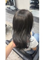 ロンドルピナス 小倉(Lond Lupinus) 縮毛矯正/ワンホンレイヤー/ミルクティーブランド/ダークブルー