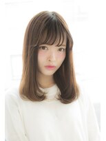 サロンドミルク 原宿(salon de MiLK)&nbsp;【salon de MiLK 原宿】トランスペアレントアッシュ×透けバング