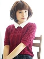 アミ 橋本(amie)&nbsp;ザックリ可愛いバングのウェービーミディアム[橋本駅]