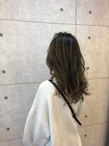 ヘア デザイン ビーチ(Hair Design Beach)&nbsp;【Beach】　バレイヤージュ×ミルクグレージュ