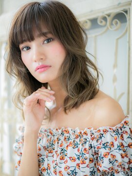 モッズ ヘア 福岡姪浜店(mod's hair) *mod's姪浜*…動きしなやか無造作カールのくびれセミディc