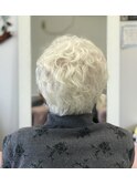 グレイヘア白髪パーマ