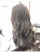 ヌックヘアー(Nook hair) グラマラスロングカール×スモーキーカラー♪