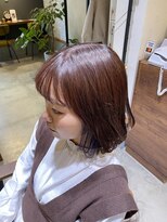 ヘア サロン ルート 幕張(Hair Salon ROUTE)&nbsp;《大人可愛い》ほのかにインナーカラーミディ [ROUTE幕張店]