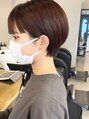 ヌース(NOUS) ショートヘアでは美シルエット、襟足のデザインを大事にしてます