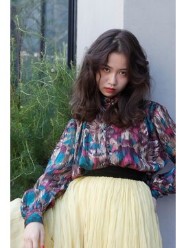 リブロ 三軒茶屋(LIBRO) ヒッピー×くせ毛風セミロング