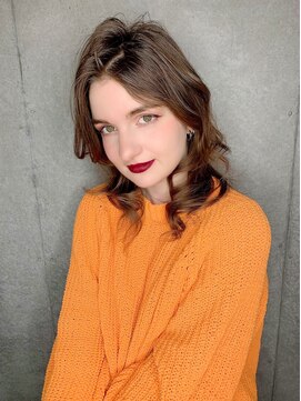 リークフー(Ree cu fuu) 20代30代レイヤーカット　デジタルパーマ　長め前髪