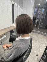 シェル 立川(shell)&nbsp;ワンレンbob/抜け感/透け感/大人可愛い/グレージュ