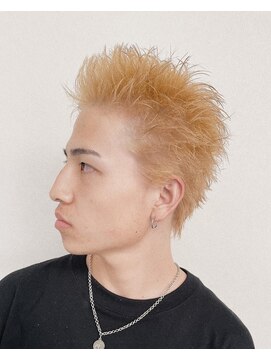 スキル(SKILL) スパイキーショート ハイトーンカラー