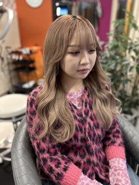 ルフレ 新宿本店2nd(Reflet) プルエクステ/ミルクティーベージュ