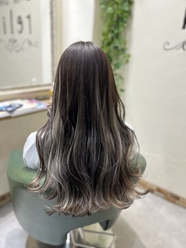 ヘアサロン レリー(hair salon relie) サンドカラーダークグレー×ホワイトベージュ★