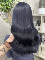 ロウル 渋谷(LOWRL)&nbsp;ブルーブラック/ツヤカラー/透明感カラー