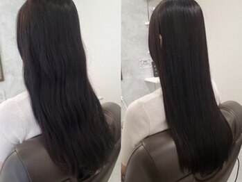 アネヘアー(annee hair)の写真/【髪質改善専門店】専用アプリで目で見ただけでは分からない本当の髪のお悩み原因分析することができます。