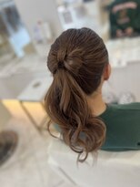 シャルム バイ アローズ 久留米店(CHARM BY AROSE)&nbsp;ガーリーゆるふわアップ 結婚式 二次会 お呼ばれ イベント