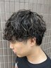 【ハイライトメッシュ】メンズカット+ハイライトメッシュ+カラー ￥22000 