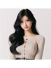 【学割U24】韓国風パーマ(コテ巻き風)+小顔カット+トリートメント￥13750