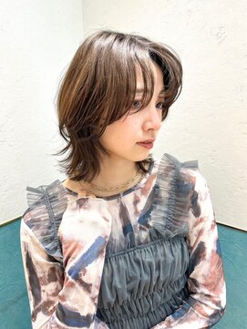 ロンド レグリーズ 立川(Lond leglise) イメチェン外ハネボブ美髪×ブリーチなしレイヤー韓国(立川)