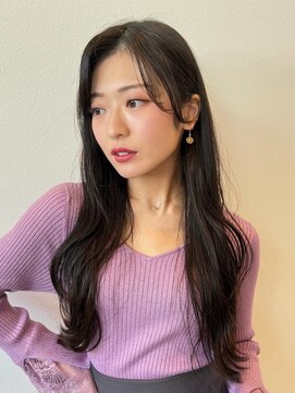 アグ ヘアー ラック 高坂駅前店(Agu hair luck) 《Agu hair》顔まわりレイヤー×numberA.ケアオイルスリーク