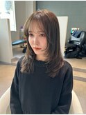 レイヤーカット/ハッシュカット/小顔カット/くびれヘア/韓国ヘア