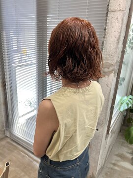 ほきもと美容室 ゆるめボブパーマ