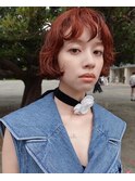 【ami style】海外風オレンジボブ