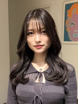 サラビューティーサイト 九大学研都市店(SARA Beauty Sight) 【林スタイル】韓国風レイヤー/ハイレイヤー/ダークグレー