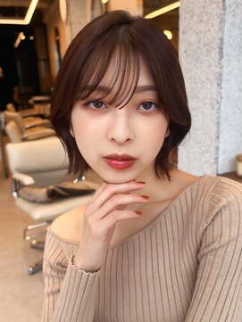 レディ 表参道(Lady) 20 代30代40代ナチュラルボブ顔周りボブ大人ショートボブ顔周り