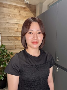 ベイショア(Bay Shore NY) 【顎ラインボブ/レッドブラウン/ボブヘア】