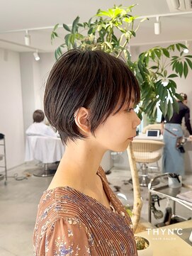 シンク(THYN°C) 【THYN℃】ショートマッシュ/前髪あり/ショート/20代30代40代