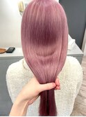 池袋東口ハイトーンカラーミルクティーピンクベージュブロンド◆