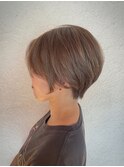 白髪ぼかしハイライト☆ショート