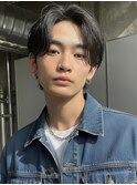メンズ/men's/メンズカット/センターパート/ニュアンスパーマ