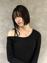 ローリン(Rolling)&nbsp;【RURI】10代20代/切りっぱなしボブ/グレージュ/福岡天神