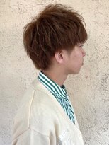 プリモ ココ 鍋島店(Primo coco.)&nbsp;ツーブロック ニュアンスパーマ マッシュ アッシュブラウン