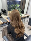 ブリーチなしやわらかオリーブベージュ