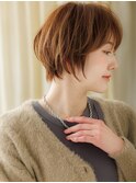 モカブラウンこなれ色っぽシャギーショートTd3越谷20代30代40代