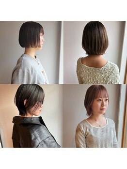 ツイギー 宮西店(TWiGGY)の写真/トレンドのショートとボブで再現性抜群のスタイルへ。簡単スタイリングで朝も楽々☆