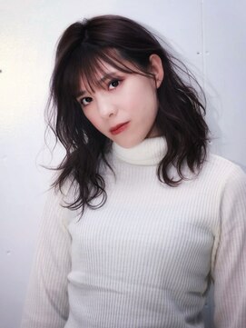アース コアフュールボーテ 上尾店(EARTH coiffure beaute) ミディアムレイヤー