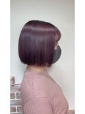 《切りっぱなし×バイオレット》#新宿#新宿三丁目#髪質改善
