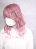 【.eer/ディア】透明感カラー×ピンクフロマージュ/担当：中山