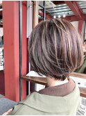 大人気白髪ぼかしハイライトショート【Ruufus恵比寿渋谷】31577
