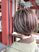 ルーファス 恵比寿 渋谷(Ruufus)&nbsp;大人気白髪ぼかしハイライトショート【Ruufus恵比寿渋谷】31577