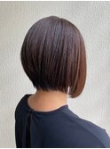 前下がり小顔ショート