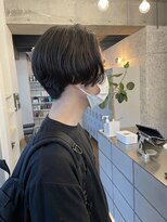 バイフィフス 原宿/表参道(by fifth)&nbsp;重めセンターパートで洒落感ヘア