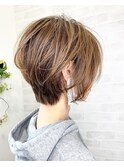 【AVANCE】大人ショート☆カラー☆フォギーベージュ