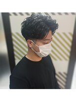 バーバーバー 都賀(BARBER-BAR)&nbsp;かきあげソフトパーマ