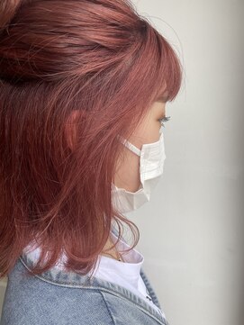 ウタ(uta) 【あおき　ひかる】ダブルカラー　チェリーピンク