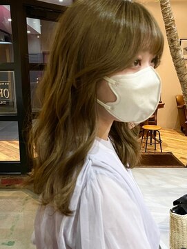 ロロネー 梅田(Lolonois) 【Lolonois梅田】顔まわりカット☆ベージュカラー(馬越露莉)